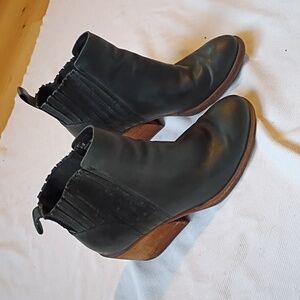 Kork-ease Leather Healed Ankle Boots